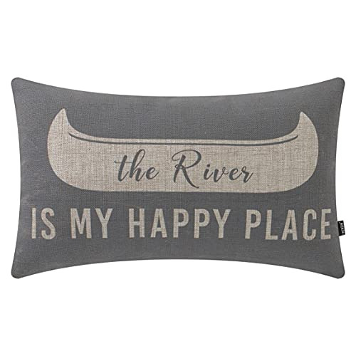 Funda De Almohada  The River Is My Place  De 20x12 PuLG...