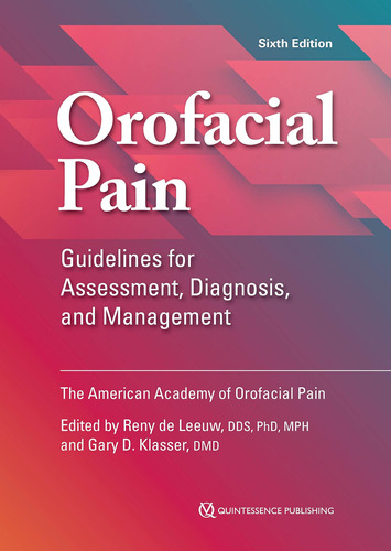 Libro: Orofacial Pain: Guidelines For Assessment, Diagnosis,