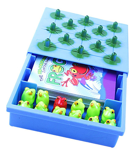 Frog The Peg Solitaire Salto Juego De Mesa Niños Intelecto