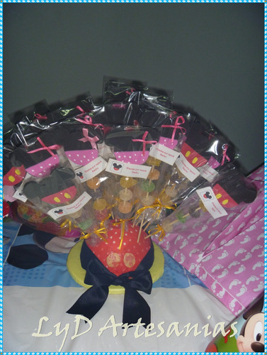 Pinches Golosineros En Goma Eva Para Candy Bar Por 10