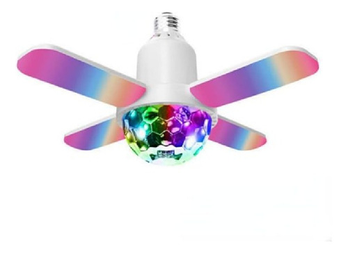 Lampara Rgb Con Aspas De Color Led Bluetooth Control Remoto