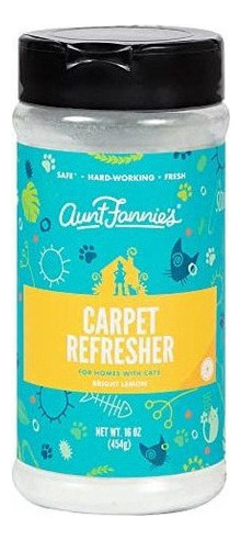 Aunt Fannie's Carpet Refresher Para Olores Y Manchas De Gato
