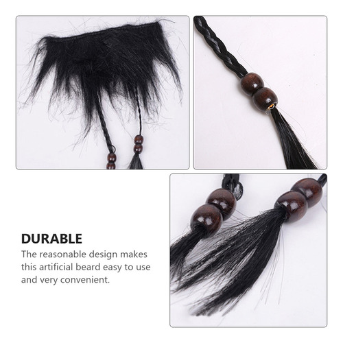 Traje De Bárbaro, Barba De Pirata, Barba Falsa, 2 Peças
