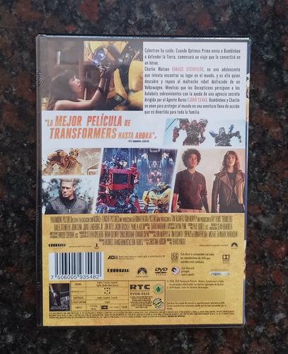 Bumblebee - Dvd Original Nueva Cerrada - En Caballito (Usado)