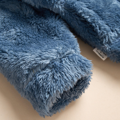 Conjunto Casual De Algodón Cómodo Manga Larga Para Bebés Azul 9-12 M