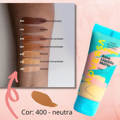 Base de Maquillaje Adversa Matte Vegana