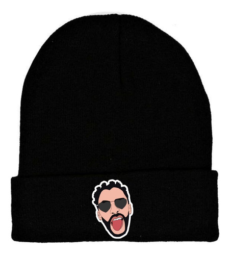 Gorro Tejido Beanie De Bad Bunny Benito Esq55