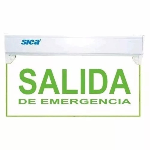 Cartel Led Señalizador Salida Emergencia Sica Luminoso