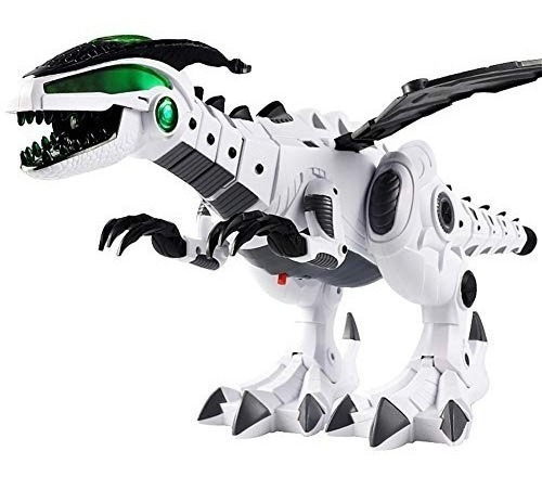 Imagen 1 de 7 de Figura Dinofire Xl Dinosaurio Robot Lanza Vapor Luz Sonido