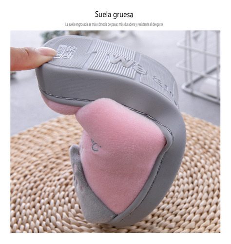 Lindas Y Gato Cómodas Pantuflas Calzado Dama Pantuflas Mujer