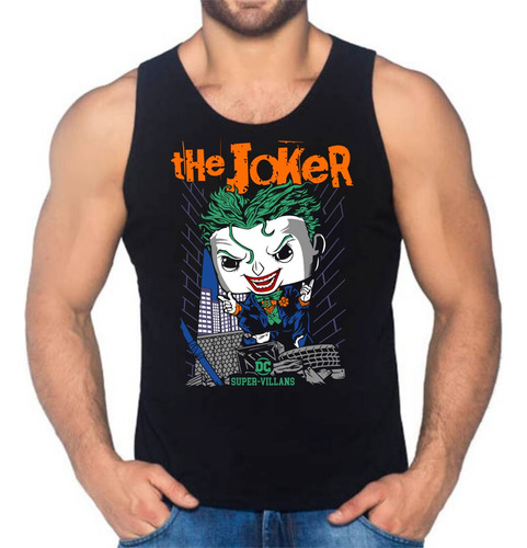 Camiseta Esqueleto Joker Guason Villano Batman Manga Sisa