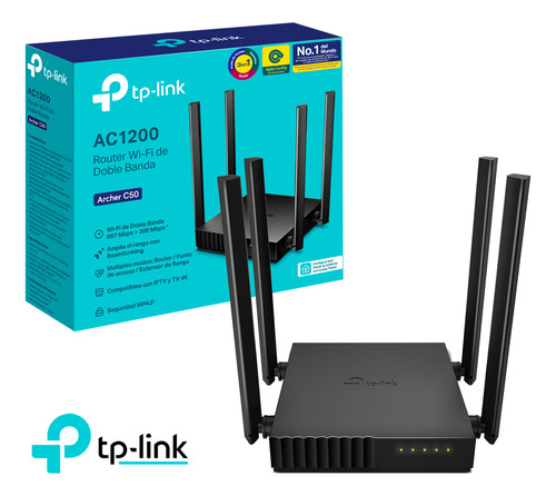 Tp-link Archer C50 Ac1200 Router Inalámbrico Doble Banda