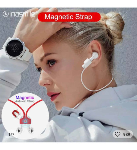 Imagen 2 de 7 de Correa De Silicona Para AirPods