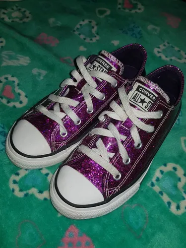 Zapatos top converse morados