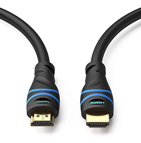 Cable Hdmi De Alta Velocidad En La Pared Del Bluerigger - 25