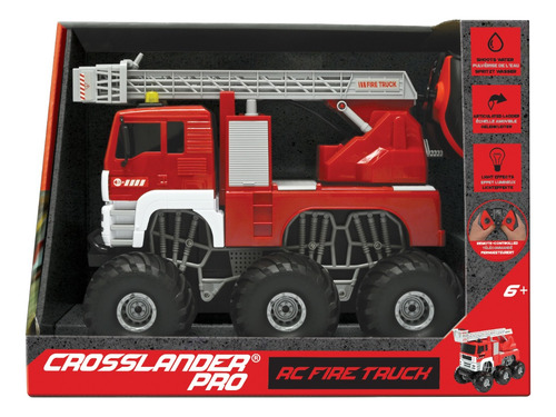Camión De Bomberos Rc Crosslander Pro® Luz Y Sonido