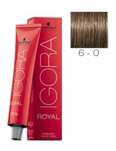 Schwarzkopf Igora Royal 6-0 Rubio Oscuro 5piezas