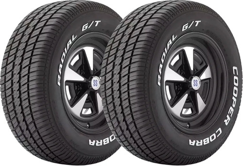 Kit de 2 pneus Cooper Opala Caravan Maverick Cobra Radial G/T 245/60R15 100 (800Kg)