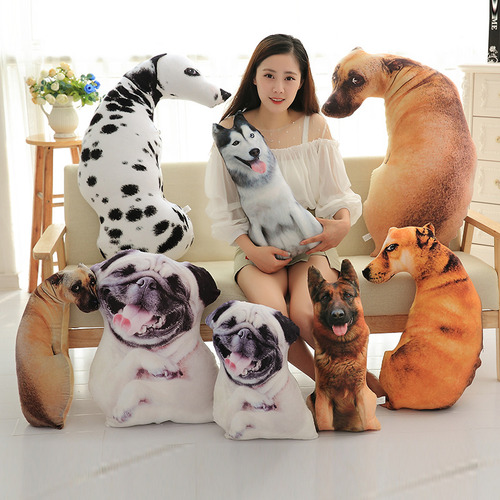 Almohada Creativa De Simulación 3d Para Perros De 70 Cm.