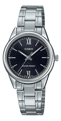 Reloj Casio Ltp-v005d-1b2 Acero Mujer Plateado