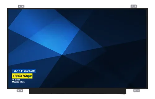Écran LCD De Remplacement 14.0" WXGA (1366x768) Pour LG LP140WH2 - Finition Mate, LED, 40 Broches - Neuf