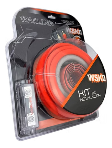Kit Instalación Amplificador Waraudio Wsk0 Calibre 0 Cobre