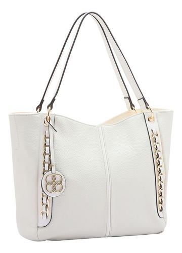 Bolsa Chenson Feminina Correntaria Ombro 3484250 Cor Off White