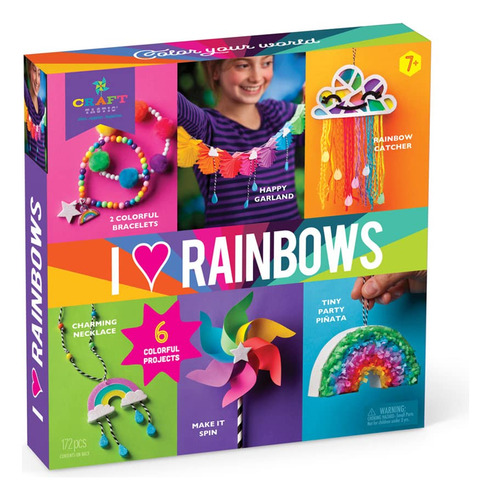 Craft-tastic Kit De Manualidades I Love Rainbows: Haz 6 Proy