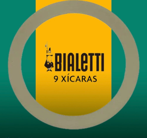 Kit 2 Borrachas Cafeteira Italiana Bialetti 9 Xícaras