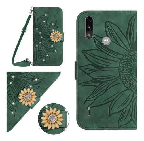 . Funda Tipo Cartera For Motorola Moto E7 Power/e7i Power .
