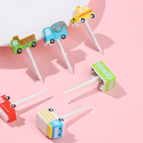 Ministick De Resina Con Forma De Carro De Frutas Con Dibujos