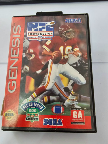 Nfl Football '94 Completo Para Sega Genesis Leer Descripcion