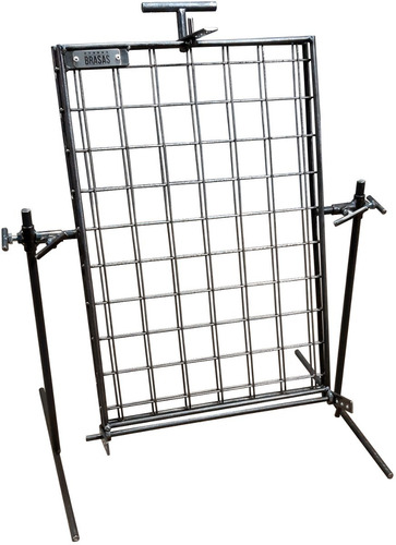Imagen 1 de 10 de Parrilla Asador Portátil Estaca Pinche 35x50cm - Brasas®