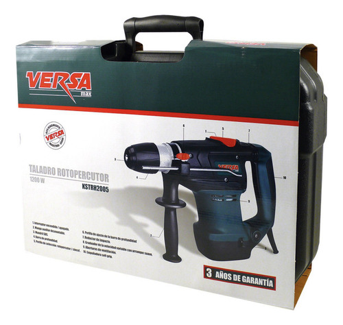 Taladro Rotopercutor Versa 32mm 1200w 3 Años Garantía