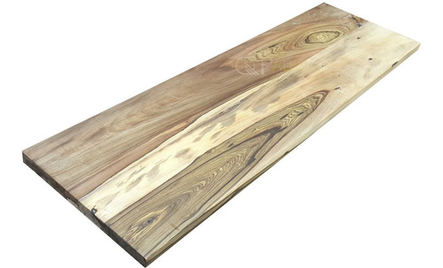 Mesada Tabla Barra Desayunador 38x120cm, Madera Guayubira