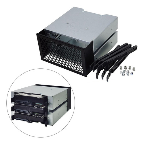 Estante Para Caja De Disco Duro De 3,5 Pulgadas Con 3