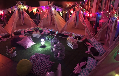 Spa De Nenas Carpas Pijamada Pijama Party Alquiler Candy Bar