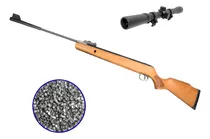 Comprar Rifle Aire Comprimido Fox Nitro Classic Gs 1250 + Mira 4x20 Madera 5.5 Mm