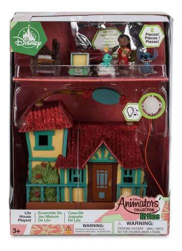 Disney Animators - Casa De Lilo Y Stich - 8 Pcs - Sonidos - Color Multicolor