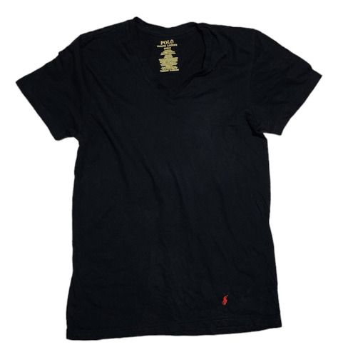 Playera Ralph Lauren Chico S Negro 