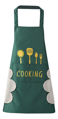 2 Delantales De Cocina Babero Ajustable Verde B 2 Verde B 2