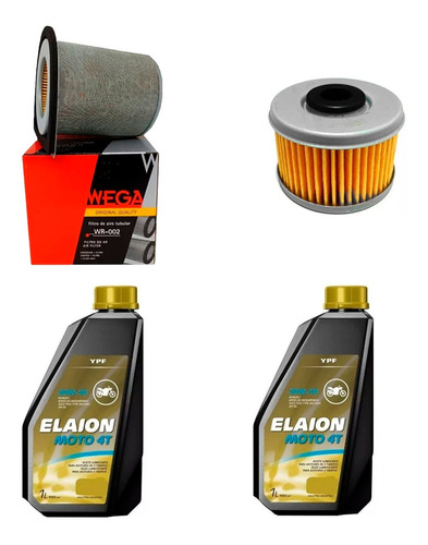 Kit Service Completo Twister Filtros Wega - Aceite Elaion 