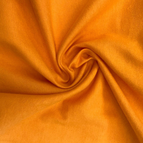 Flanela Limpeza - Laranja - 100% Algodão - Neves 30 X 50 Cm - Kit C/ 50 Unidades