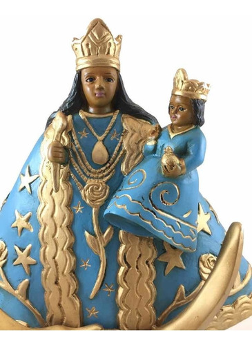 Imagen 2 de 3 de Figura De Virgen De Los Remedios 27cm