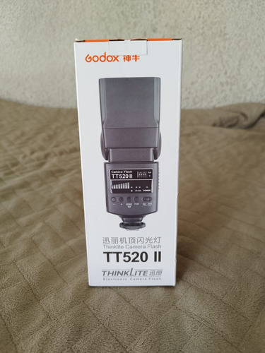 Flash Inalámbrico Godox Tt520ii Speedlite Tx Para Canon Niko Negro (Usado)