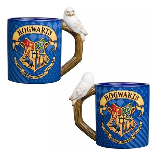 Taza Warner Zak - Ambient 21 Harry Potter Con Diseño Hedwig Capacidad 597ml