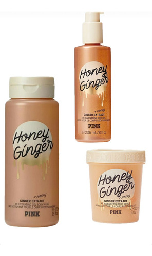 Trio Rejuvenating Honey Ginger Pink By Victoria`s Secret