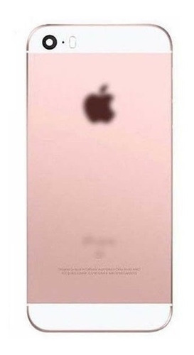 Tapa Trasera Para Compatible Con iPhone 5s Dorada Rose Gold