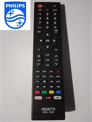 Control Remoto Tv Led,lcd,hd,smart Huayu Rm-l1368