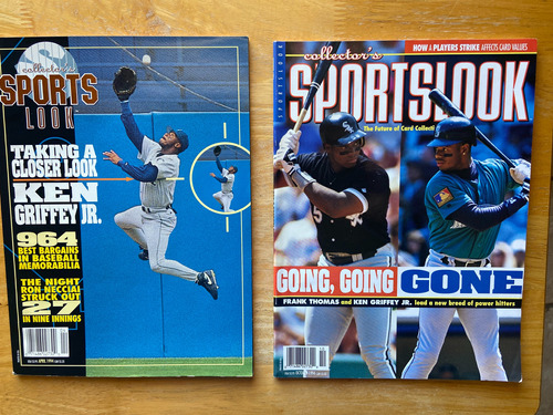 Ken Griffey 2 Revistas Sports Look Abril Y Octubre 1994